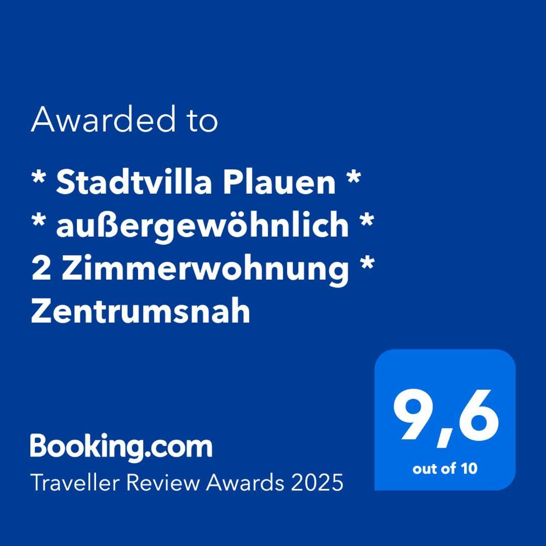 * Stadtvilla Plauen * * Aussergewoehnlich * 2 Zimmerwohnung * Zentrumsnah מראה חיצוני תמונה